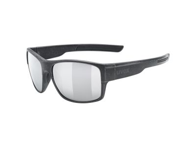 uvex ESNTL urban Brille, schwarz matt/silber