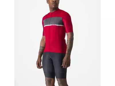 Koszulka rowerowa Castelli TRADIZIONE, czerwona