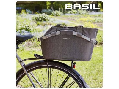 Basil 2DAY CARRY ALL MIK carrier basket, gray