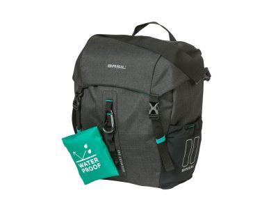 Basil DISCOVERY 365D SINGLE BAG M Gepäckträgertasche, 9 l, schwarz meliert