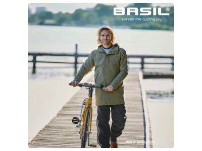 Basil MOSSE jacket, olive green