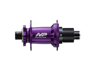 Novatec XD602SB/A-B12-MS Boost zadní náboj, 32 děr, 12x148 mm, 6 děr, ořech Microspline, fialová, OEM