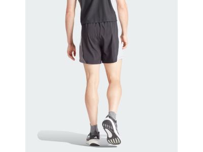 adidas OWN THE RUN Shorts, Schwarz/Halo Silber/Grey Five