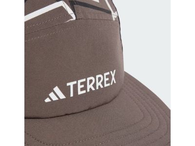 Czapka adidas TERREX HEAT.RDY 5-PANEL GRAPHIC, graphite/biały/czarny