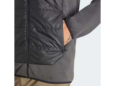 adidas TERREX MULTI HYBRID INSULATED HOODED jacket, black