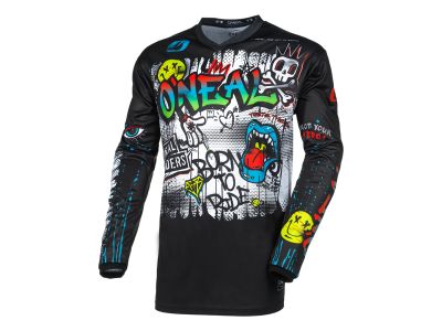 O&#39;NEAL ELEMENT RANCID children&#39;s jersey, black/white