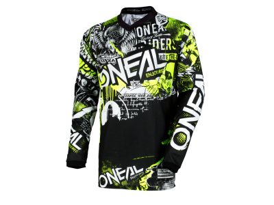 O&amp;#39;NEAL ELEMENT ATTACK children&amp;#39;s jersey, black/yellow