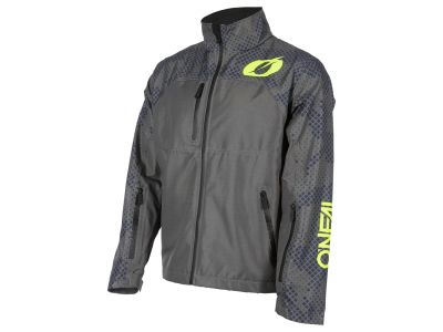 O&#39;NEAL SHORE RAIN jacket, grey/yellow