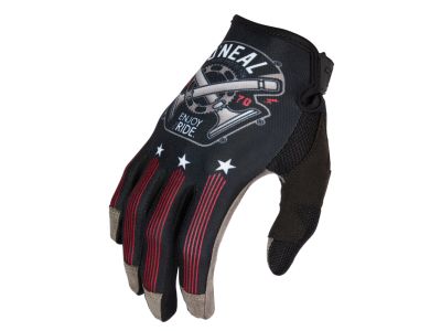 O&amp;#39;NEAL MAYHEM PISTON rukavice, černá/bílá/červená