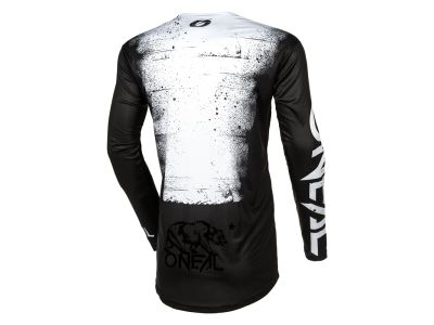 Koszulka rowerowa O&#39;NEAL MAYHEM SCARZ, czarno-biała