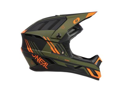 O&#39;NEAL BACKFLIP STRIKE helmet, black/orange/olive