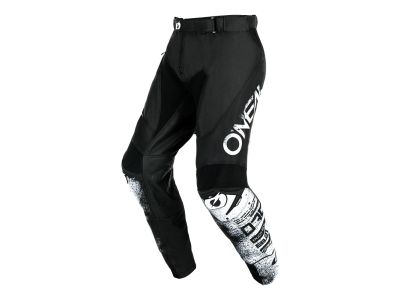 Pantaloni O&#39;NEAL MAYHEM SCARZ, negru/alb