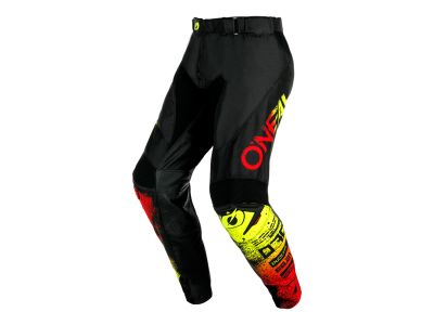 Spodnie O&#39;NEAL MAYHEM SCARZ, czarno-czerwone