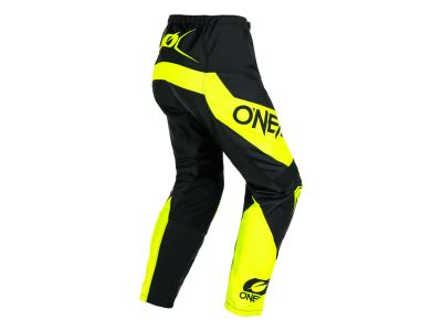Pantaloni O&#39;NEAL ELEMENT RACEWEAR, negru/galben