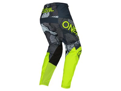 Pantaloni O&#39;NEAL ELEMENT CAMO, gri/galben