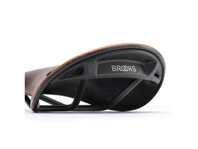 Brooks C17 Carved sedlo, 164 mm, oranžová