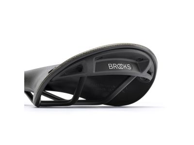 Brooks C17 faragott nyereg, 164 mm, sárzöld
