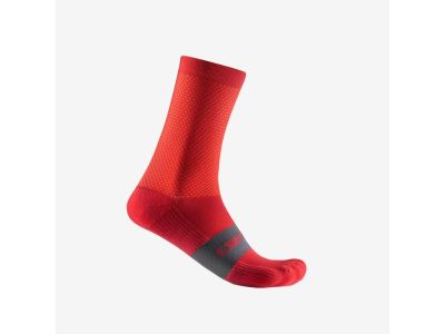 Castelli ESPRESSO 15 ponožky, červená