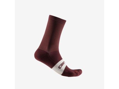 Castelli ESPRESSO 15 ponožky, bordová