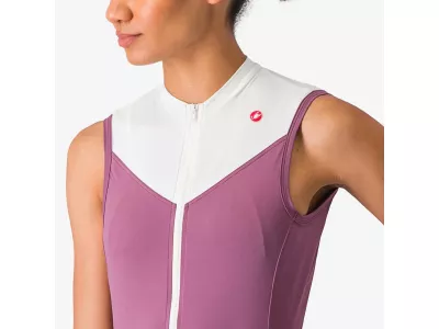 Damska koszulka rowerowa Castelli SOLARIS w kolorze fioletowym