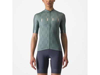 Damska koszulka rowerowa Castelli DIMENSIONE w kolorze aqua greenm