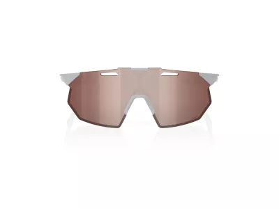 100 % Hypercraft SQ-Brille, Matte Stone Grey/HiPER Crimson Silver Mirror