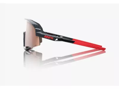 100% Slendale brýle, gloss carbon fiber/HiPER crimson-silver lens