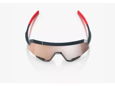 100% Slendale okuliare, gloss carbon fiber/HiPER crimson-silver lens