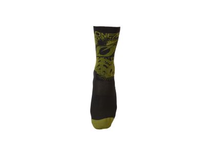 O&#39;NEAL PLANT socks, black/green