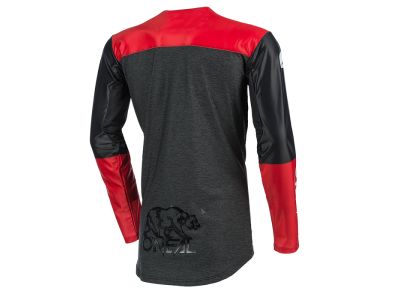 Koszulka rowerowa O&#39;NEAL MAYHEM HEXX, czarno-czerwona
