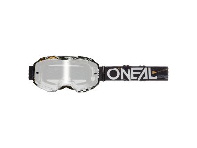 O'NEAL B-10 ATTACK V.24 okuliare, čierna/biela