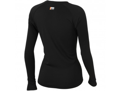 Damska koszulka z długim rękawem Sportful WARM w kolorze czarnym