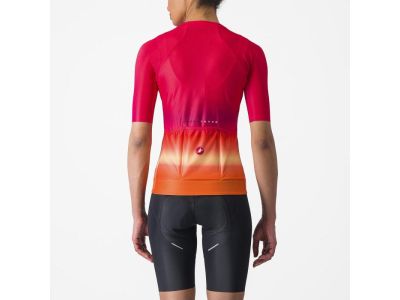 Damska koszulka rowerowa Castelli CLIMBER&#39;S 4.0, hibiskus