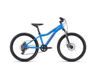 Bicicleta copii CTM ROCKY 3.0 24, albastru perlat/rosu