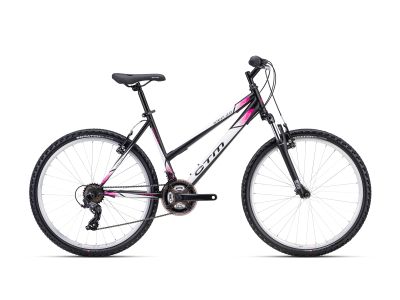 CTM STEFI 2.0 26 women&amp;#39;s bike, matte black/pink