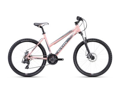 CTM SUZZY 2.0 26 női kerékpár, matt világos rózsaszín/fekete