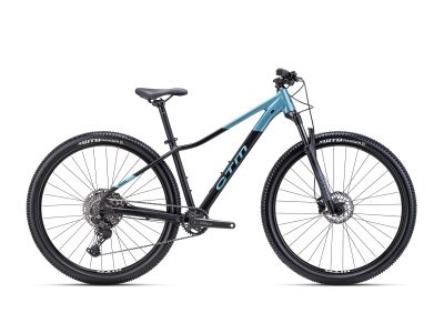 Bicicleta de dama CTM CHARISMA 6.0 29, negru mat/gri albastru lucios