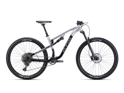 Bicicleta CTM SKAUT 2.0 29, negru lucios/argintiu inchis
