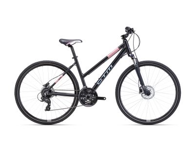 Bicicleta de dama CTM MAXIMA 3.0 28, negru mat/bronz lucios