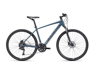 CTM STARK 1.0 28 kerékpár, matt szürke-kék