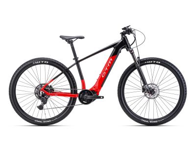 CTM PULZE Xpert 29 elektromos kerékpár, piros/fekete