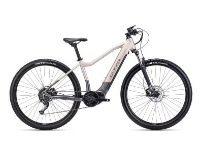CTM RUBY 29 női elektromos kerékpár, matt szürke/ezüst bézs
