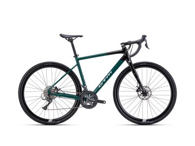 CTM KOYUK 1.0 28 bicykel, smaragdová/čierna