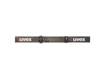 Brille uvex Athletic CV, weiß matt/gold-grün