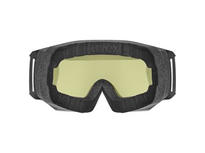 uvex Athletic CV Brille, schwarz matt/silbergrün