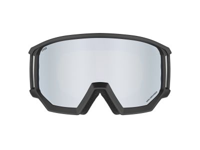 uvex Athletic CV Brille, schwarz matt/silbergrün