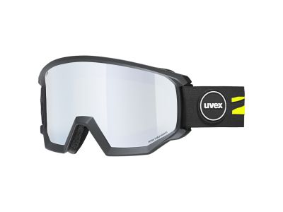 uvex Athletic CV Brille, schwarz matt/silbergrün