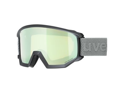 uvex Athletic CV Brille, schwarz matt/opal-gelb