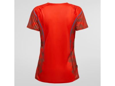 T-shirt damski La Sportiva Pacer, pomidor wiśniowy czerwony/światło księżyca