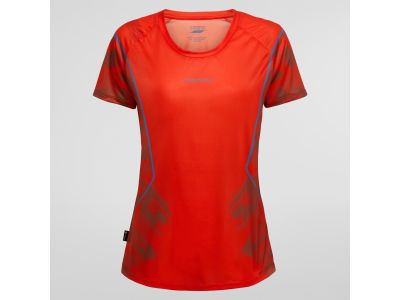 La Sportiva Pacer Women&#39;s T-Shirt, Cherry Tomato/Moonlight